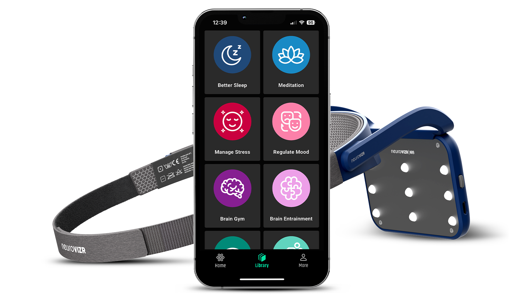 NeuroVIZR Blue device